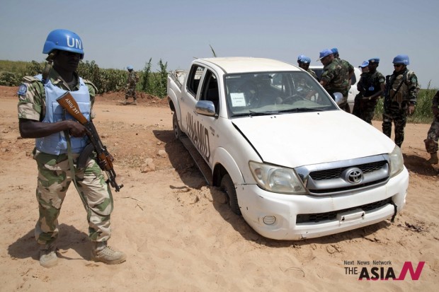 Mideast Sudan Peacekeepers Killed