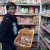 Ahda Fajri, Indonesian Student, is buying Indonesian Product in a world food mini market in Itaewon, Seoul (Photo: Meidyana Rayana)