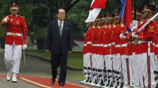 North Korean President of Supereme Assembly visits Indonesian President Susilo Bambang Yudhoyono on May 2012 (Photo: www.bbc.co.uk)