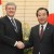 Canadian Prime Minister Stephen Harper and former Japanese Prime Minister Yoshihiko Noda shake hands during the first round of free trade negotiations in 2012 (Photo: Canadian Department of Foreign Affairs and International Trade)