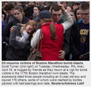 US mourn victims of Boston Marathon
