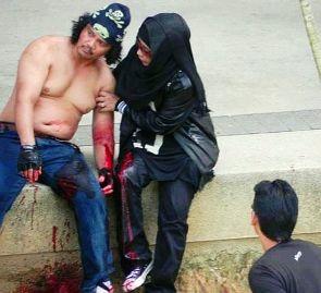 The duo who was shot by police officers (Photo: The Star Online)