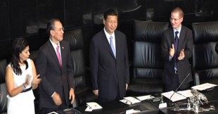 Xi Jinping with Mexican legislators