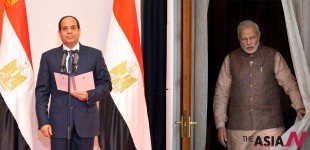 엘시시 이집트 대통령(왼쪽)과 모디 인도 총리. 양국 정상은 취임 직후 '성범죄와의 전쟁'을 선포했다.
