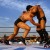 Japanese wrestlers compete during “Wrestling for Peace Festival” in northwest Pakistan’s Peshawar on Dec. 5, 2012. Japanese wrestling legend Antonio Inoki and his team members arrived in Peshawar on Tuesday for “Wrestling for Peace Festival”. (Photo : Xinhua)