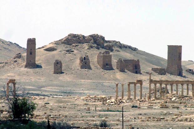 Islamic State militants have blown up one of the most important temples in the ancient Syrian city of Palmyra, accelerating their relentless campaign of destruction against the historical treasures that have fallen under their control, activists and monitors said on Sunday, Aug. 30, 2015. (SANA via AP, File)