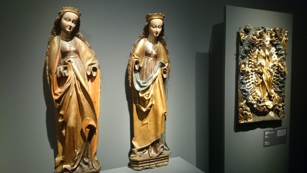 Religious themes took over the medieval art scene in Poland, with numerous portraying of virgin Mary.