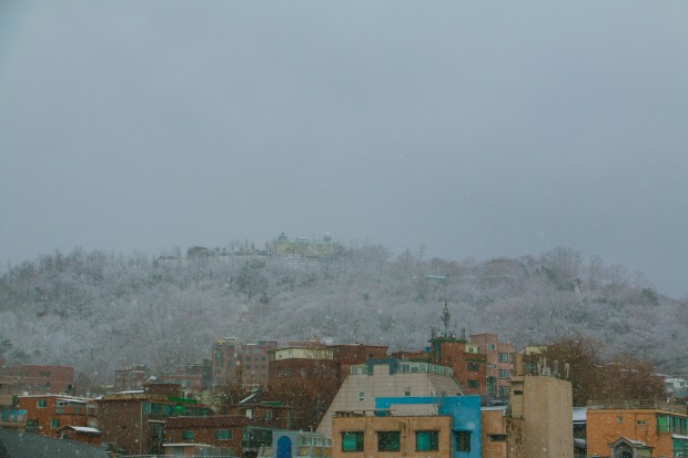 A Snowy Morning in Seoul (Photo: Rahul Aijaz)