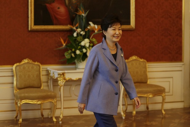 South Korean President Park Geun-hye. (AP Photo/Petr David Josek)