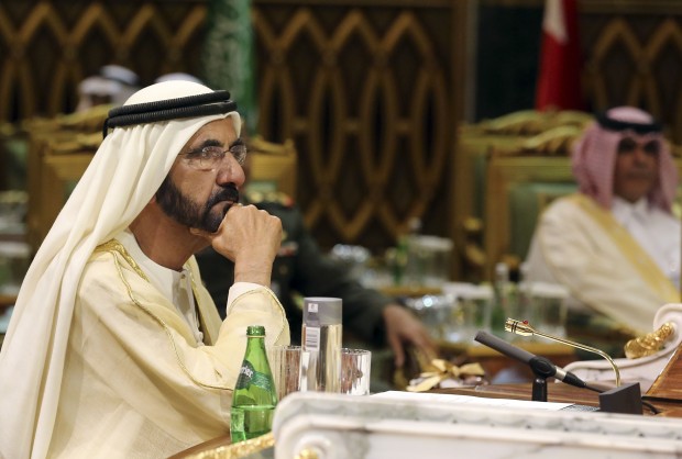 Sheik Mohammed Bin Rashid Al Maktoum, Vice President and Prime Minister of the UAE. (AP Photo/Khalid Mohammed)