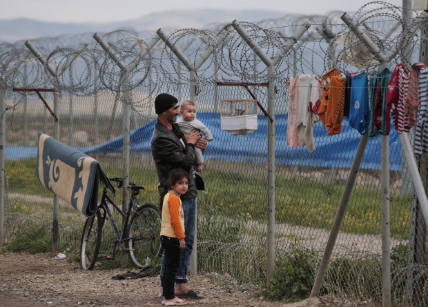  Nearly 300,000 migrants are housed inside Turkey with 26 government-run camps like this one.  Over the coming days the European Union and Turkey hope to reach a comprehensive agreement, and make funds available to Turkey, to help tackle large scale migration spurred by conflicts in Syria and beyond.  (AP Photo/Lefteris Pitarakis)