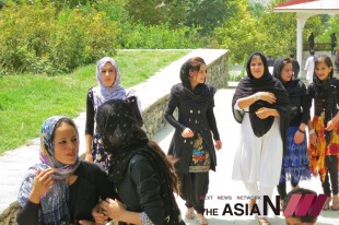 Afghan women in 2013.