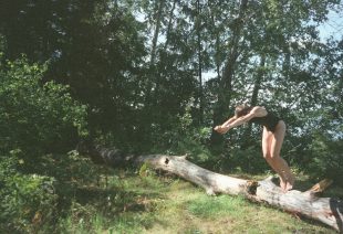 “Polina Jumping into Nothing” by Masha Demianova (courtesy of D Museum)