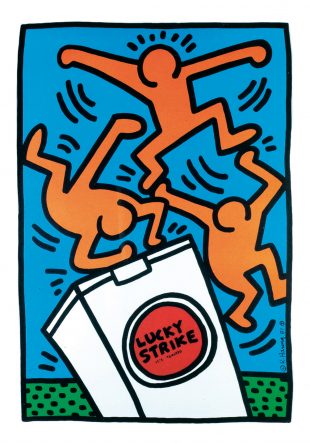 KEITH HARING_Lucky Strike II, 1987. Photo: courtesy of M Contemporary
