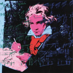 ANDY WARHOL_Beethoven II. 392 , 1987. Photo: courtesy of M Contemporary