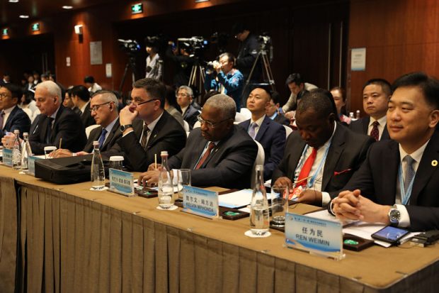 Representatives at the sub forums of the Second Belt and Road Forum for International Cooperation on April 25. (Photo by Han Xiaoming from People’s Daily)