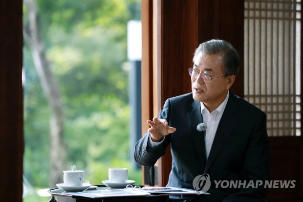 President Moon Jae-in (Yonhap) 