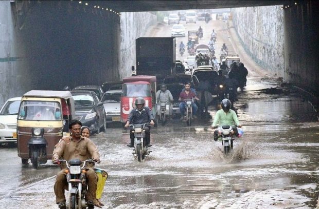 At least eight people died of electrocution, as heavy rain lashed Karachi