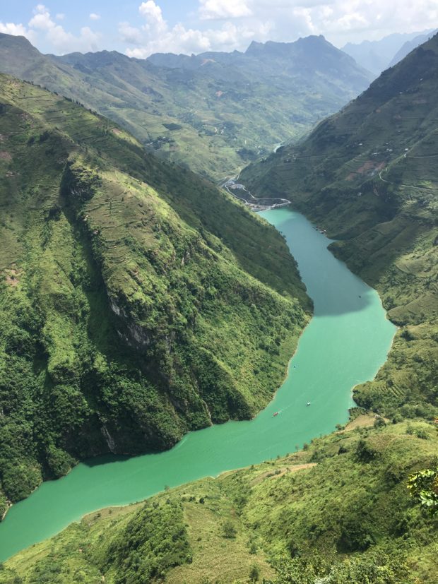 A view of the Nho Que River from Ma Pi Leng Pass