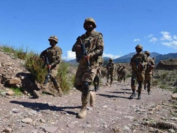 Pakistan’s War on Terror: Soldiers seen during an operation against the terrorists (File photo from PICSS website)