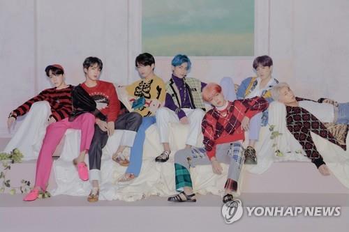 This photo of BTS was provided by Big Hit Entertainment. (Yonhap)