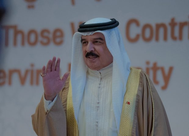 King Hamad during the ceremony (BNA)