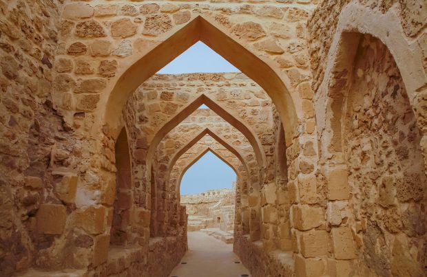 Bahrain Fort, a UNESCO World Heritage Site, has seven stratified layers created by various occupants from 2300 BC 