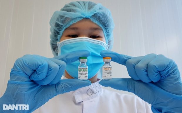  Nanocovax, a Covid-19 vaccine developed by Vietnam's Nanogen Pharmaceutical Biotechnology JSC.