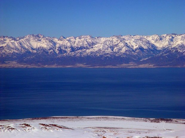 Issyk-Kul Lake in Winter Source: funart.pro 