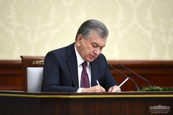 President of Uzbekistan Shavkat Mirziyoyev 