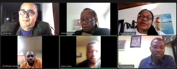 Online Zoom meeting of WPM Africa