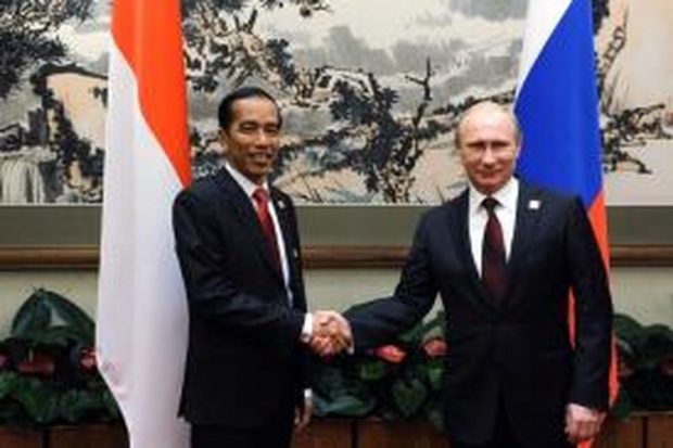President Jokowi with President Putin