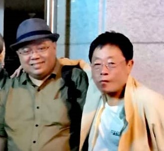 Sang-ki with Nasir in September 2019 in Korea