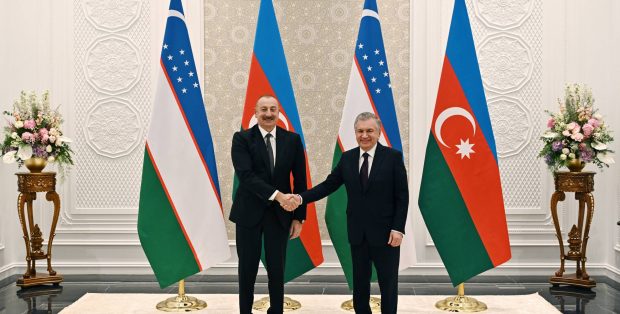 Presidents of Azerbaijan and Uzbekistan meet in Samarkand (Azeri president Office)