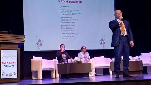 Vadim Terekhin (Russia) recites his poems