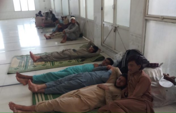Afghan nationals staying at mosques waiting for reopening of Pak-Afghan border-Photo Courtesy Sudhir Afridi
