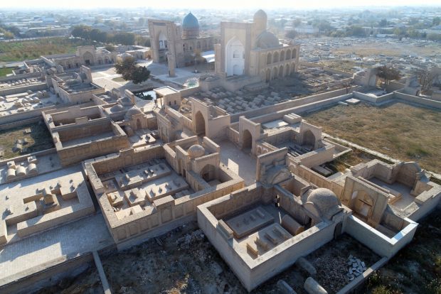 Chor Bakr necropolis: khaziras, view to south-west (UNESCO0