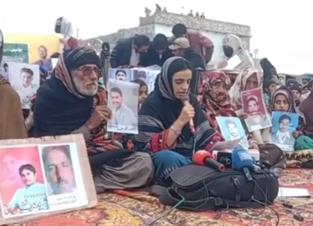 Baloch women, men stage sit-in in Islamabad 